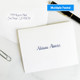Thank You Notes For Men & Women Personalized Stationery Fold Notes - Flat Ink Stationery - EGD7090 - StationeryXpress.com (Shown with font L03)