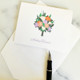 Flower Bouquet Personalized Fold Notes - Flat Ink Stationery - EGD7011 - Live Sample at StationeryXpress.com