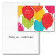Birthday Assortment Pack | Pre-Printed Notes | 50 Bright & Colorful Birthday Cards (CC1026)