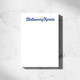 Your Logo Custom Notepad 5" x 8" - Min 20 Sets | 100 Sheets Per Notepad, Padded Top (EG8024) 