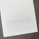 Four Seasons Premium Fold Notes - White Paper - Embossed Stationery (EG9017) - Live Sample