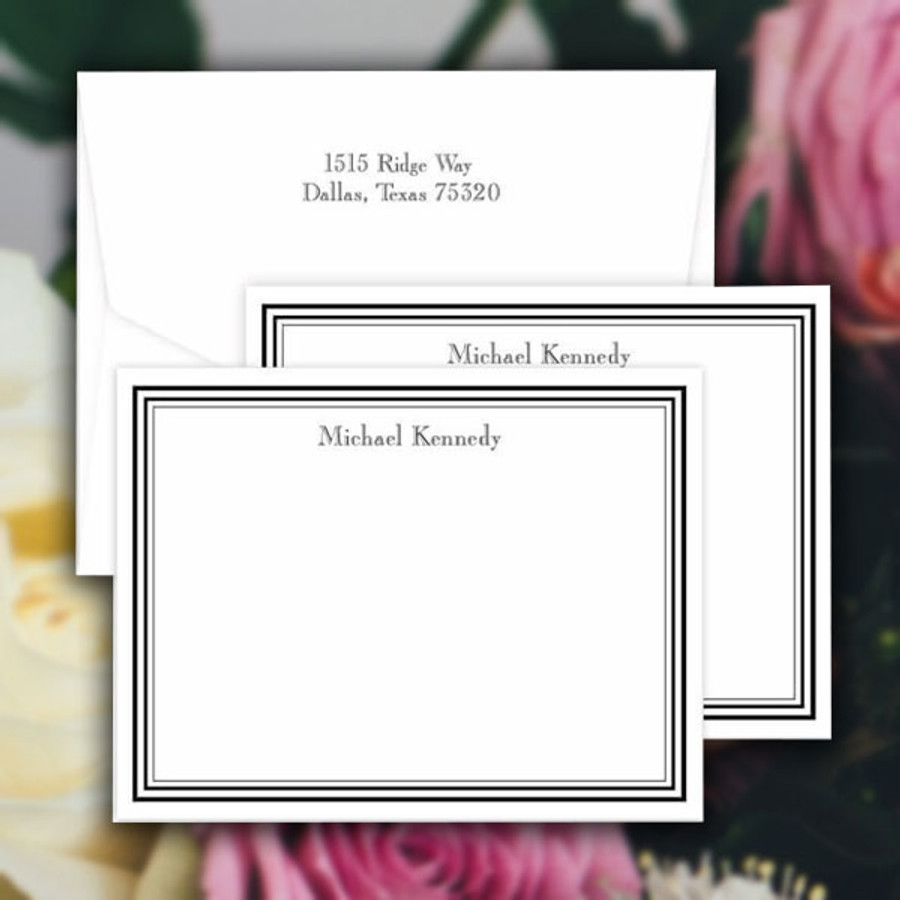 Personalized Notecards / Elegant Stationery Gift Set / Fast Shipping /  Quick Turnaround / Last Minute Custom Notecards / Stationary Gift Set 