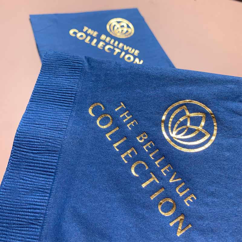 Your Logo Napkins Fully Custom HighQuality FoilPressed Napkins