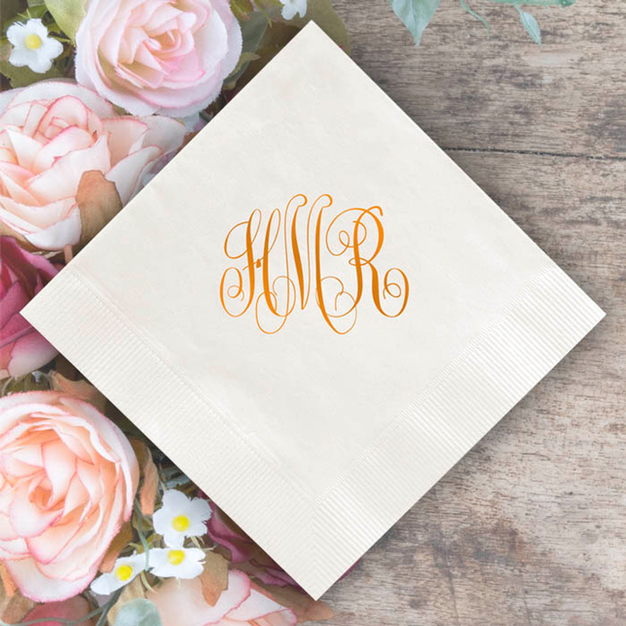 5x 8 Pre-Cut Embossed Foil with Monogram