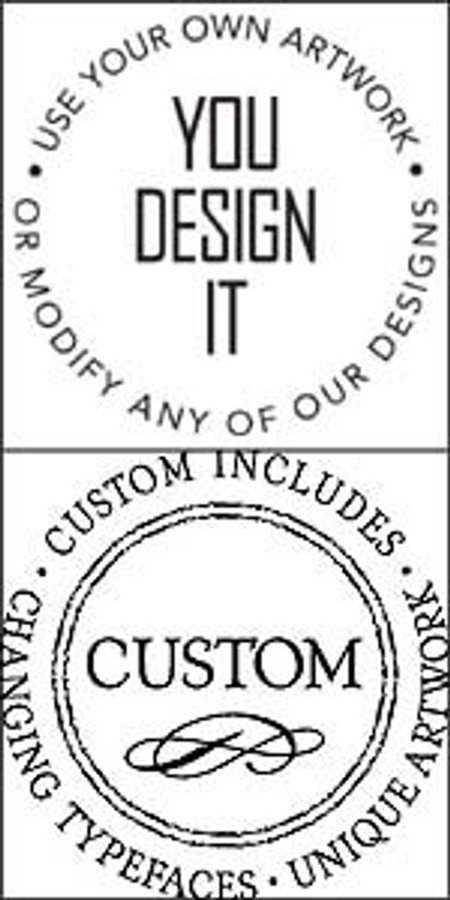 Your Logo Here Embosser Set - Custom Image Embossing Plate & Device