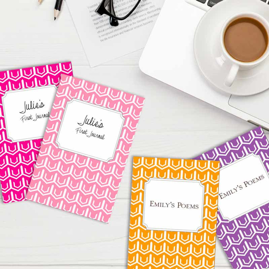 Customizable Journal Set - Pink