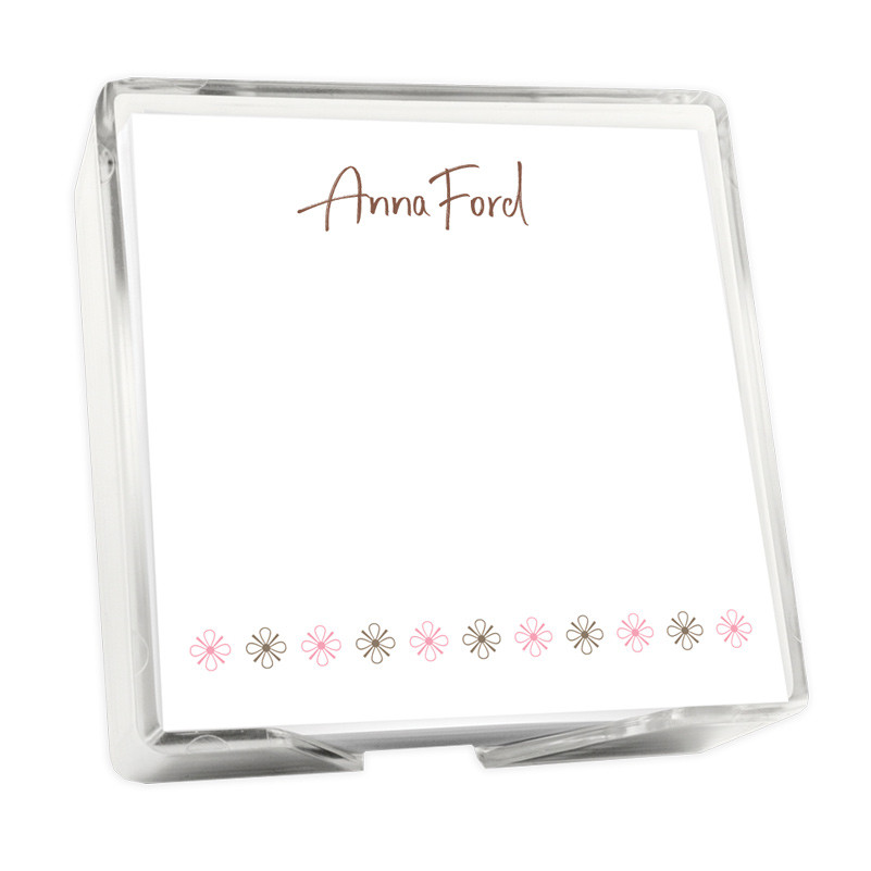 memo 様　（専用） Flower Line Memo Squares - Optional Holder | EG2072 | StationeryXpress