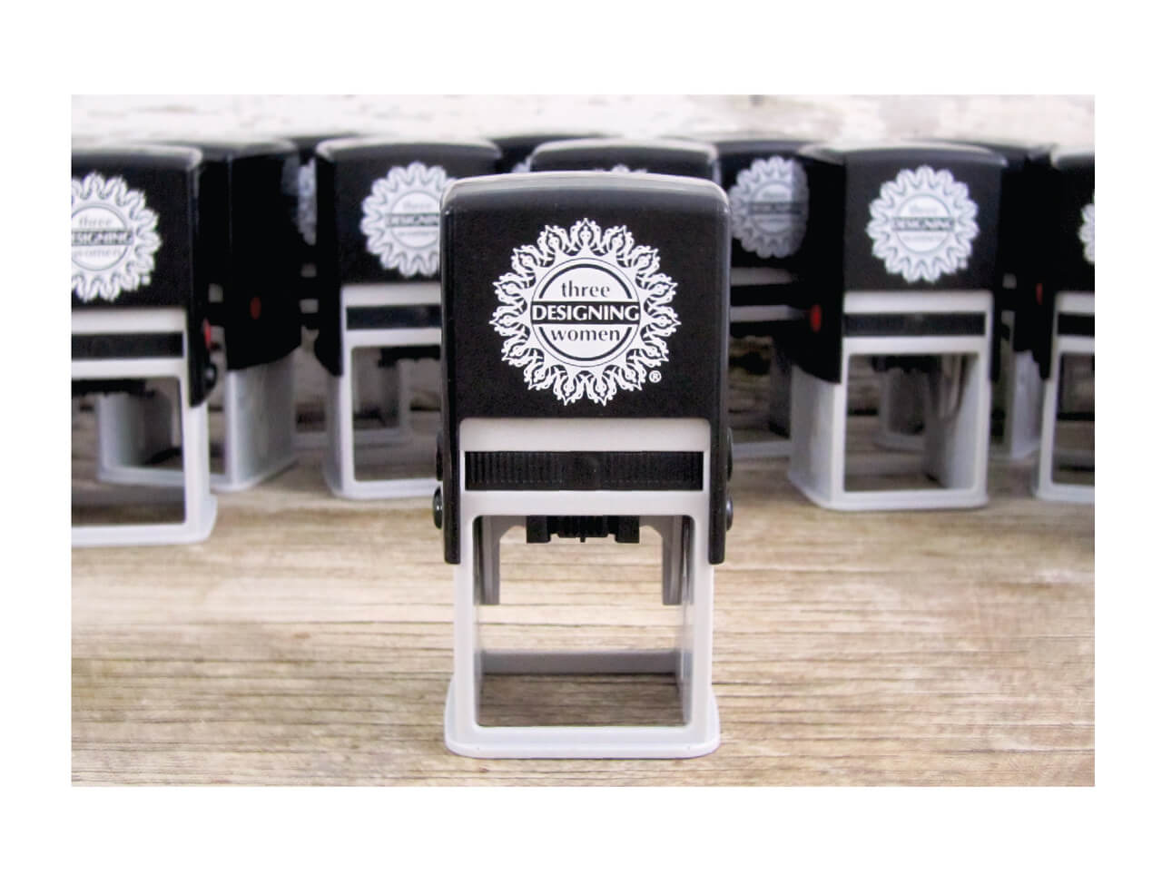 Initial Calligraphy Personalized Self-Inking Wedding Stamp