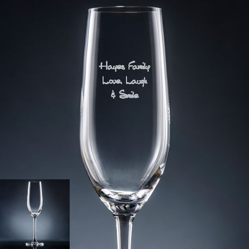 Family Champagne Flute - Personalized Drinkware | EG9415