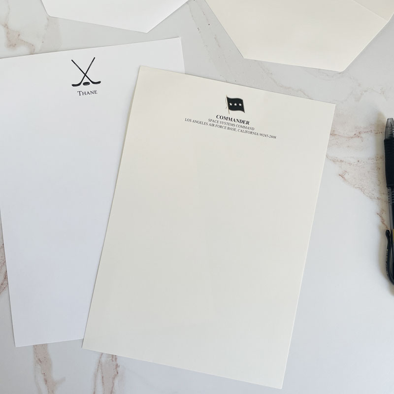 Personalized Business Letterhead - Full Color Letter Sheets | EG2144 |  StationeryXpress