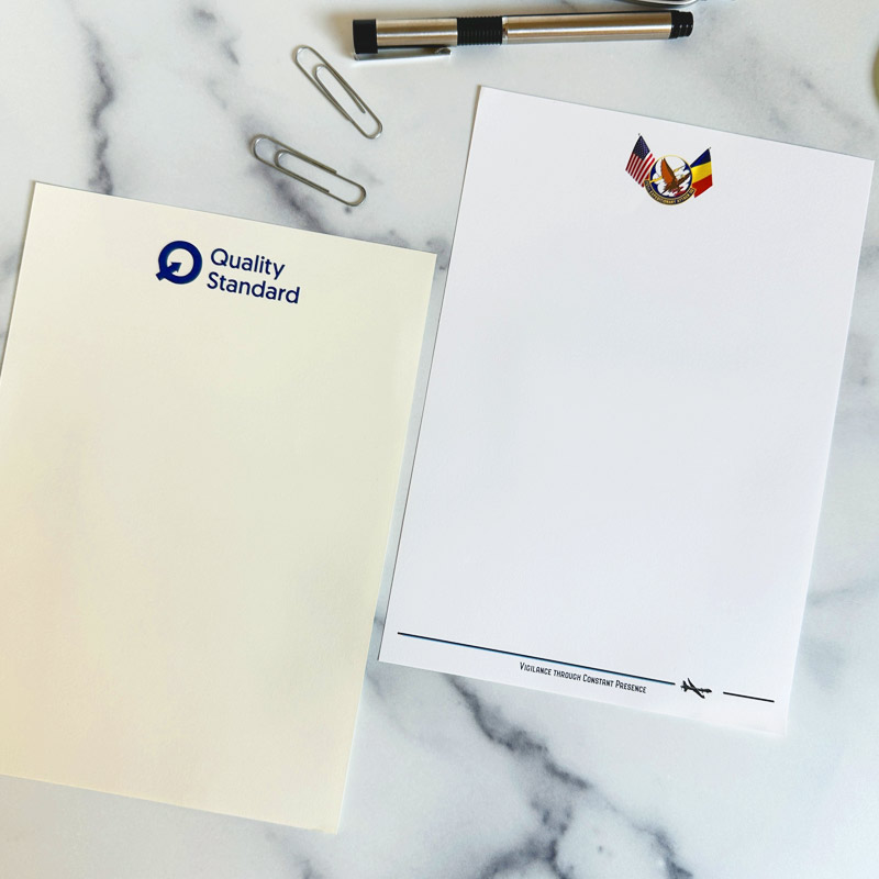 Personalized Business Letterhead - Full Color Letter Sheets