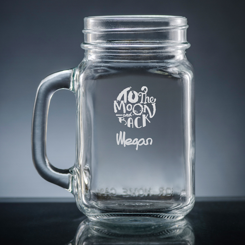 Mason Jar Mug - Engraved 16oz Custom Mason Jar – GreatStuff4Me