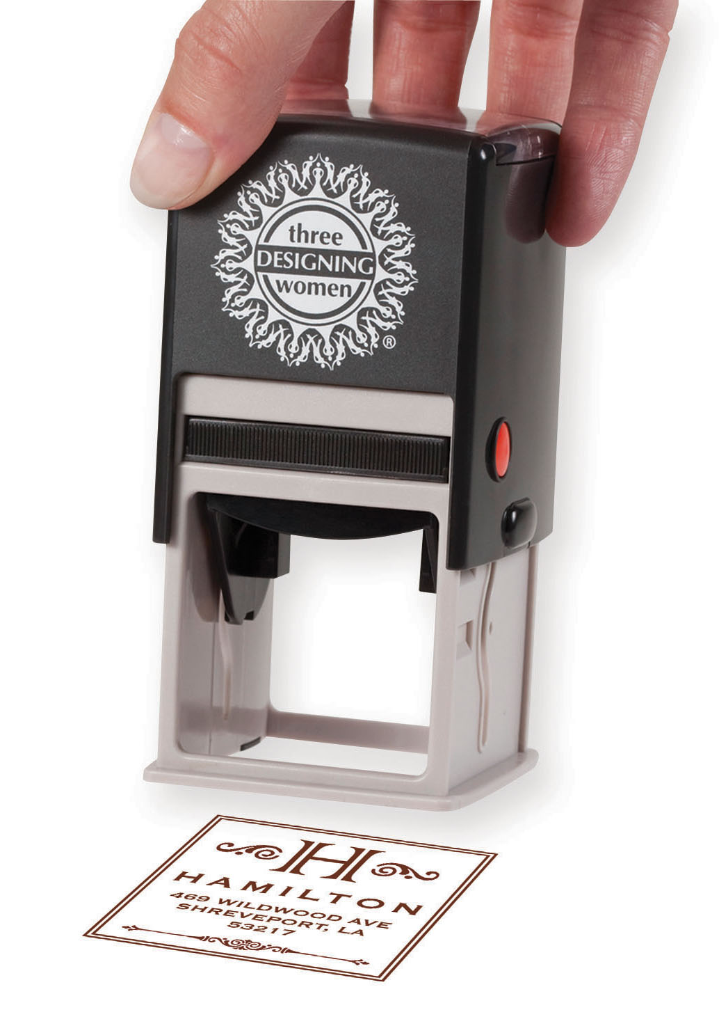 Personalized Address Matherson Round 2 Custom Stamp