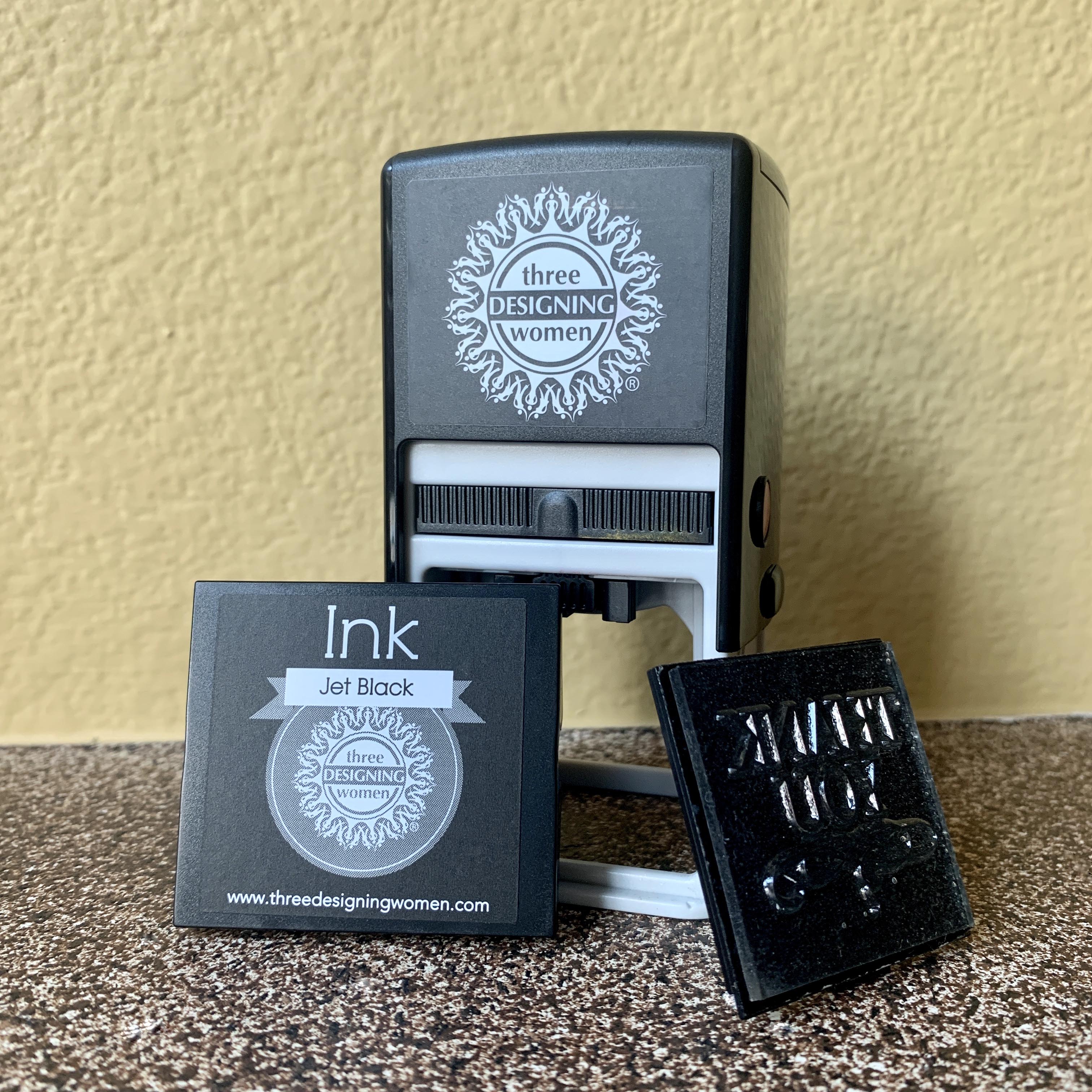 Personalized Self-Inking Custom Stamp Gift Set (FREE Shipping!)