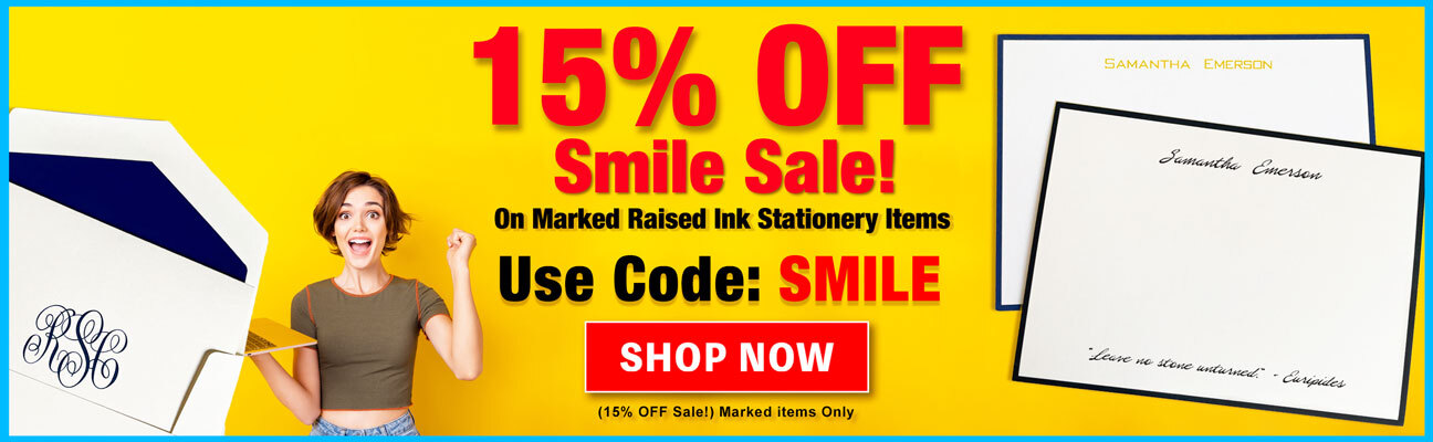 15% OFF Stationery Sale Graphic at StationeryXpress.com