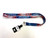 Blue and Red Lanyard