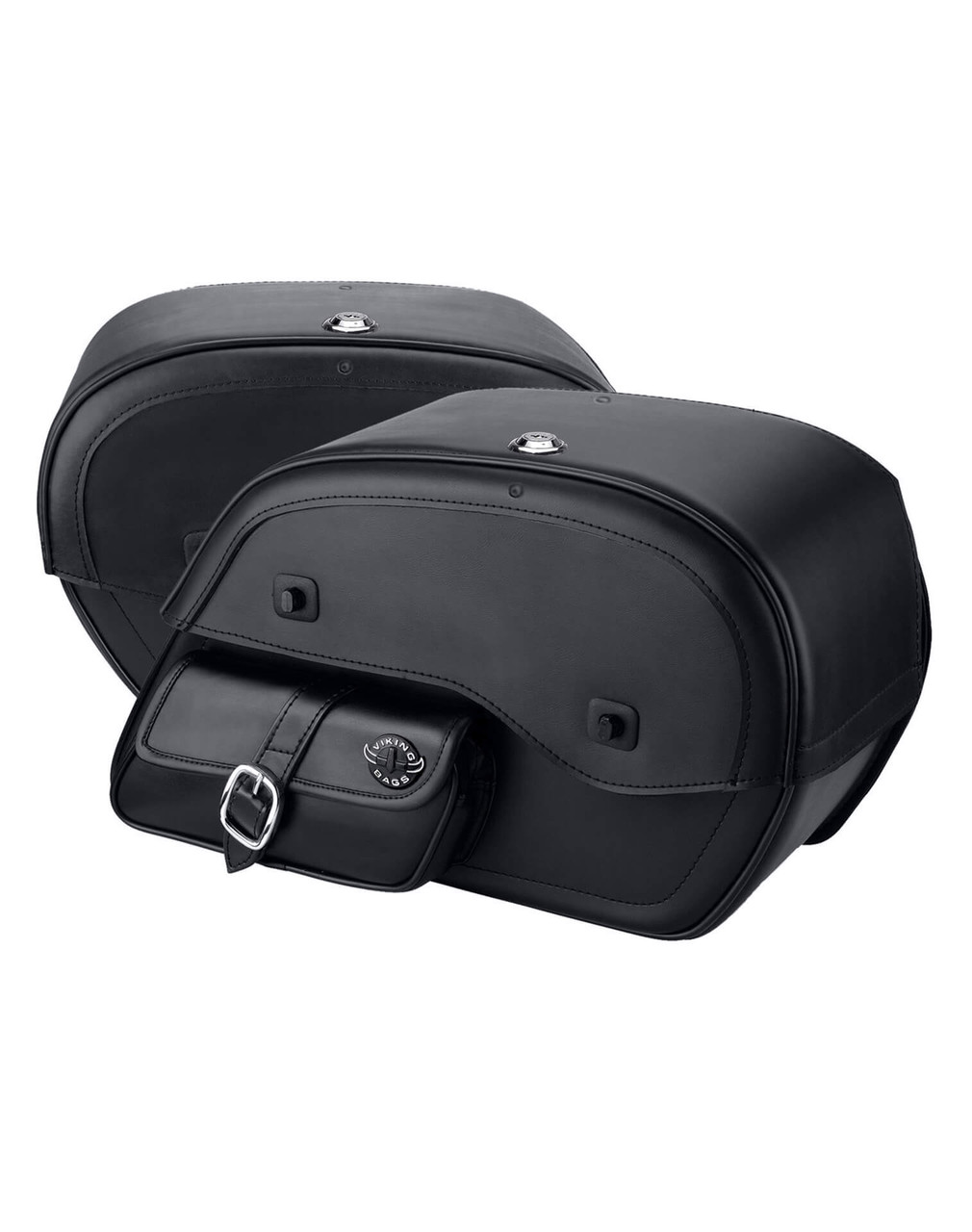 Triumph Thunderbird Viking Charger Side Pocket With Shock Cutout Motorcycle Saddlebags Both Bags View