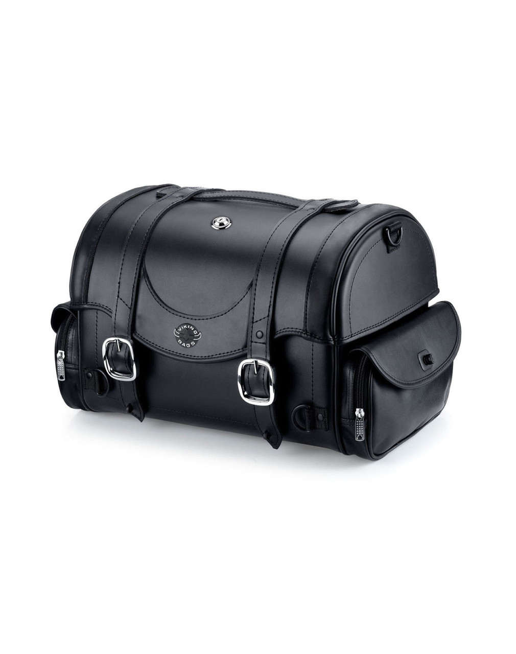Universal Motorcycle Retro Tail Bag with Waterproof Cover