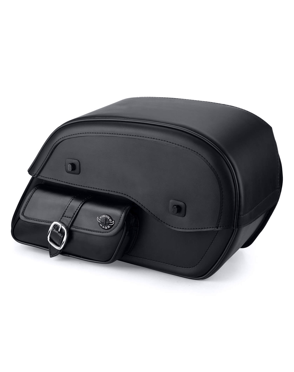 Indian Chief Standard Uaniversal Side Pocket Large Motorcycle Saddlebags Main Bag View