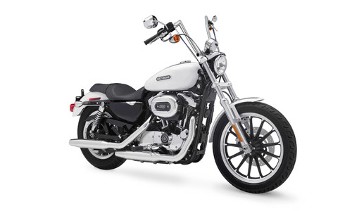 Viking Iron Born 9" Handlebar for Harley Sportster 1200 Low XL1200L Chrome On Bike View