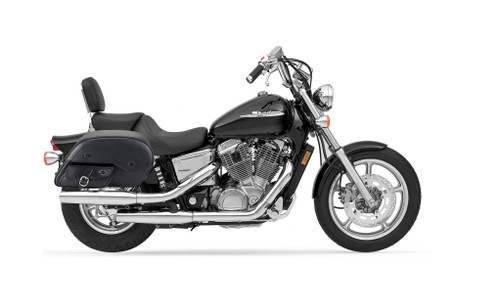 Honda 1100 Shadow Spirit SS Side Pocket Motorcycle Saddlebags Bag on Bike View