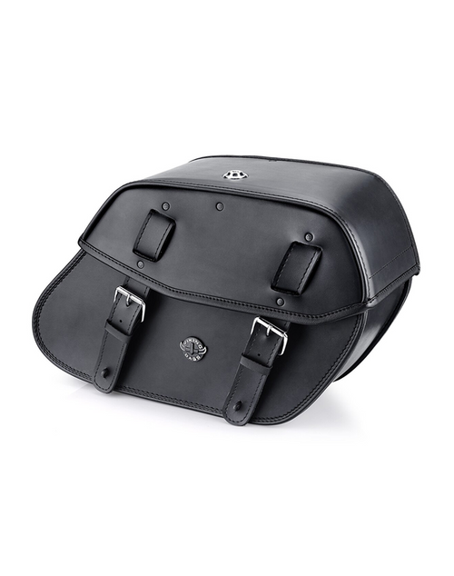 Viking Odin Large Motorcycle Saddlebags For Harley Softail Breakout Main View