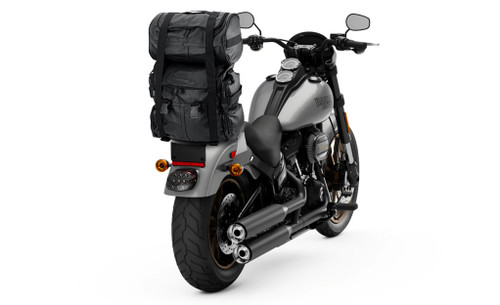 Yamaha Viking Aero Medium Motorcycle Tail Bag on Bike View