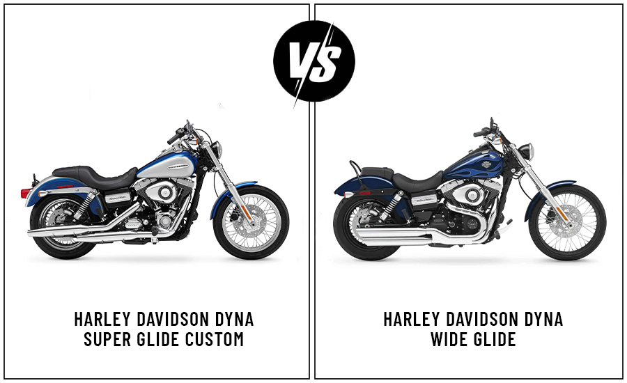 Which Is Better: Harley Dyna Super Glide Custom Vs. Harley Dyna Wide Glide