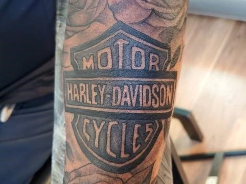 90 Harley Davidson Tattoos For Men  Manly Motorcycle Designs