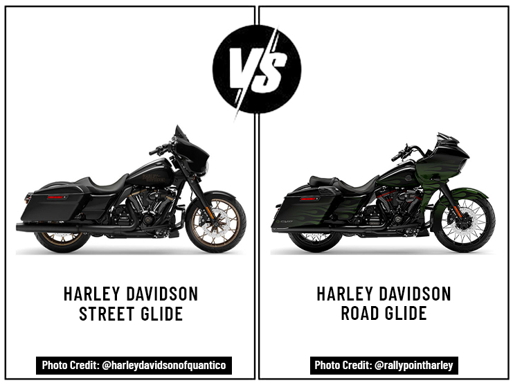 Harley Davidson Street Glide Vs. Harley Davidson Road Glide Viking Bags