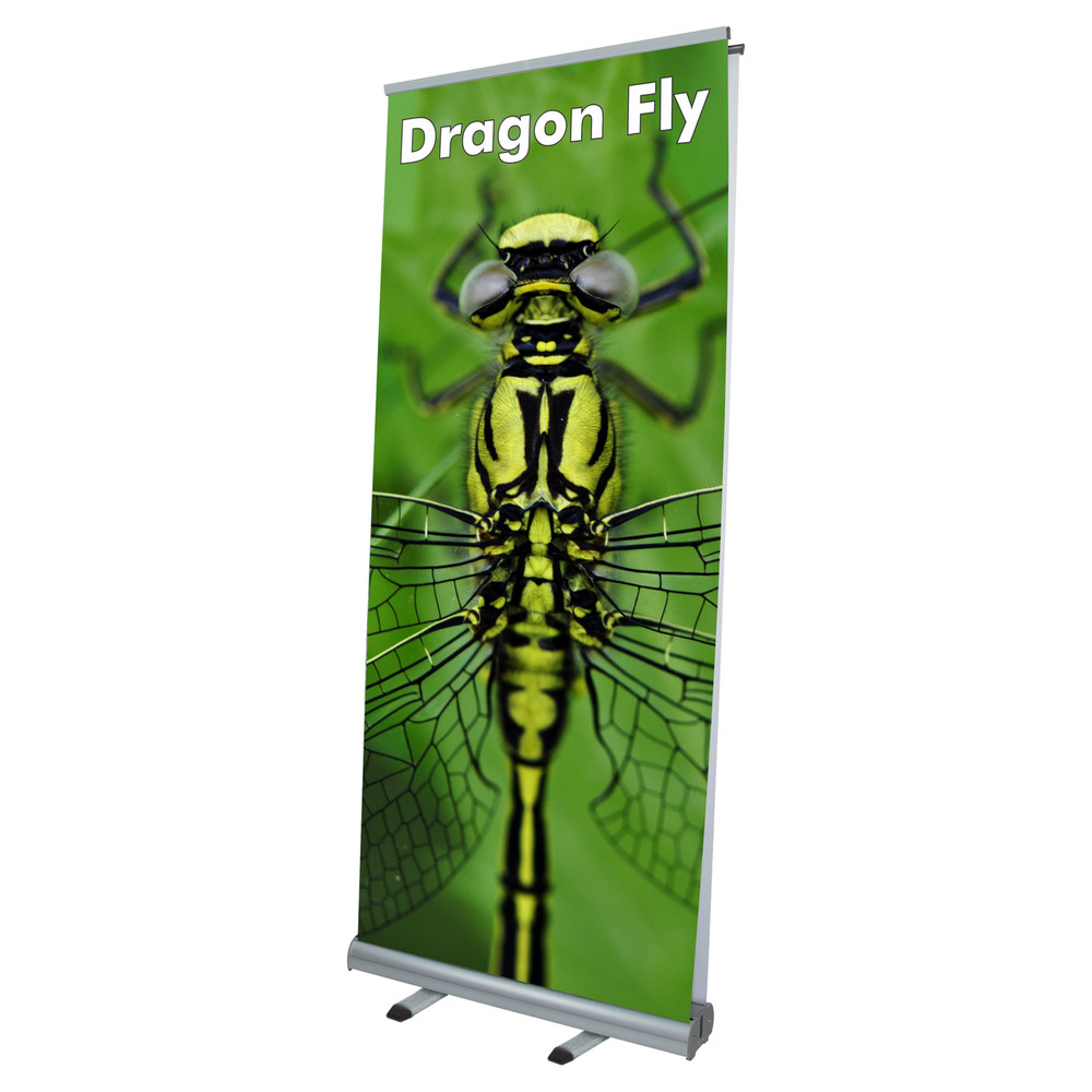 Dragon Fly Double Sided Retractable Banner - 33.5" x 79"