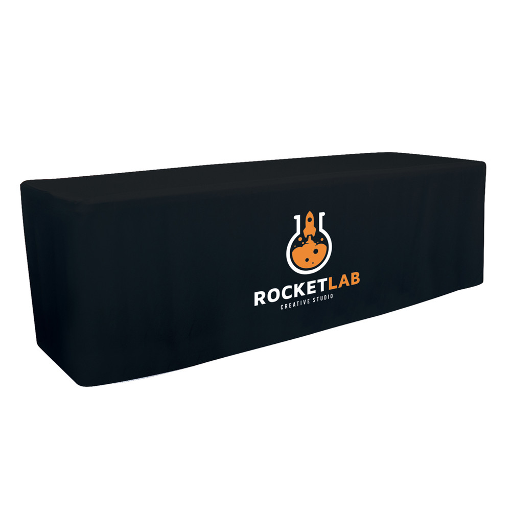 8ft Fitted Open Back Tablecloth