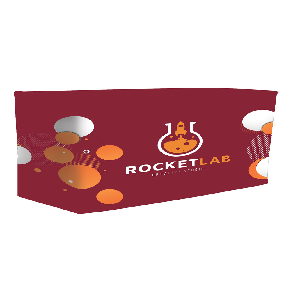 6ft Fitted Closed Back Dye Sublimation Tablecloth 6ft Fitted Closed Back Dye Sublimation Tablecloth