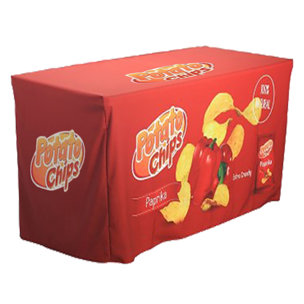 4ft Fitted Zipper Back Dye Sublimation Tablecloth 4ft Fitted Zipper Back Dye Sublimation Tablecloth