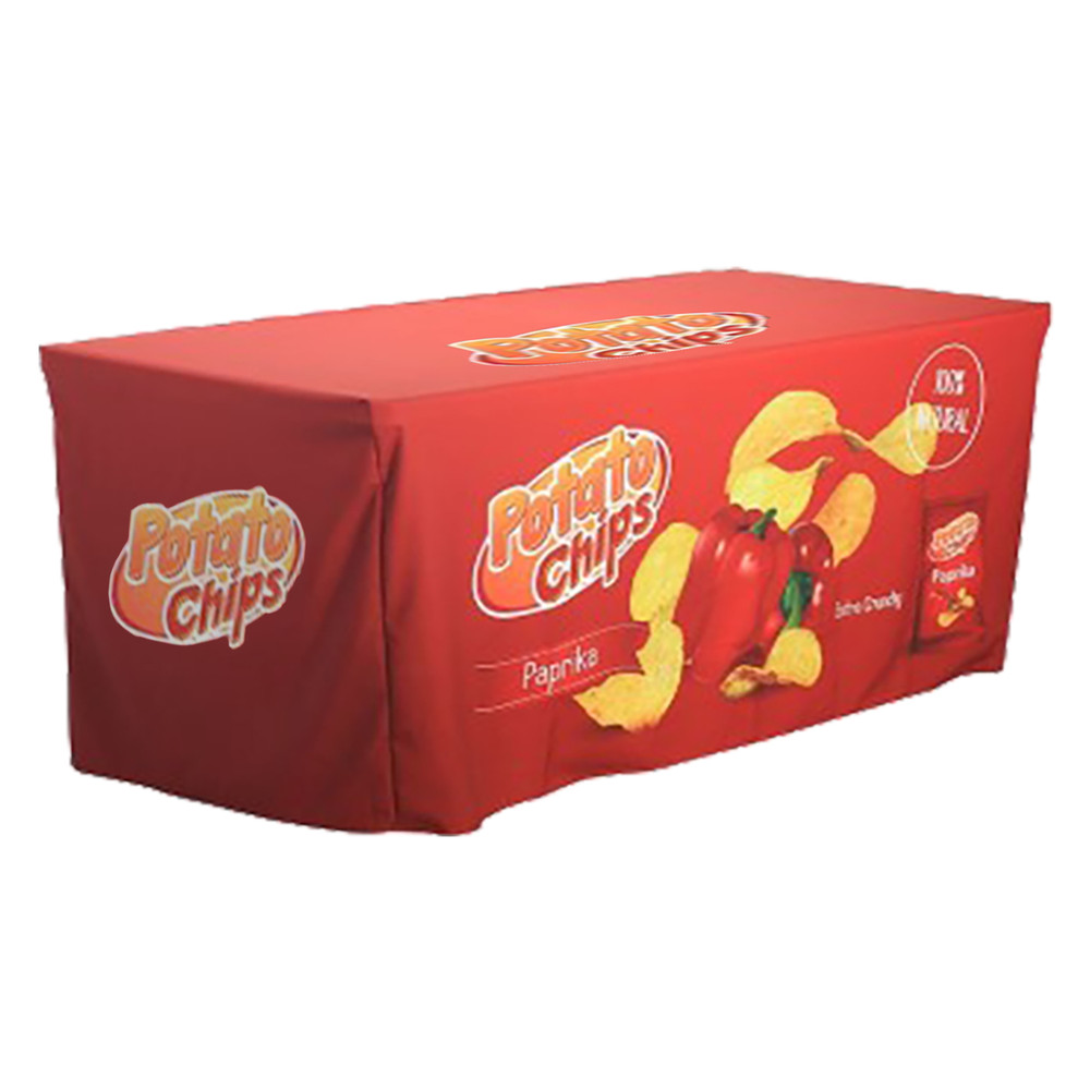 6ft Fitted Zipper Back Dye Sublimation Tablecloth 6ft Fitted Zipper Back Dye Sublimation Tablecloth
