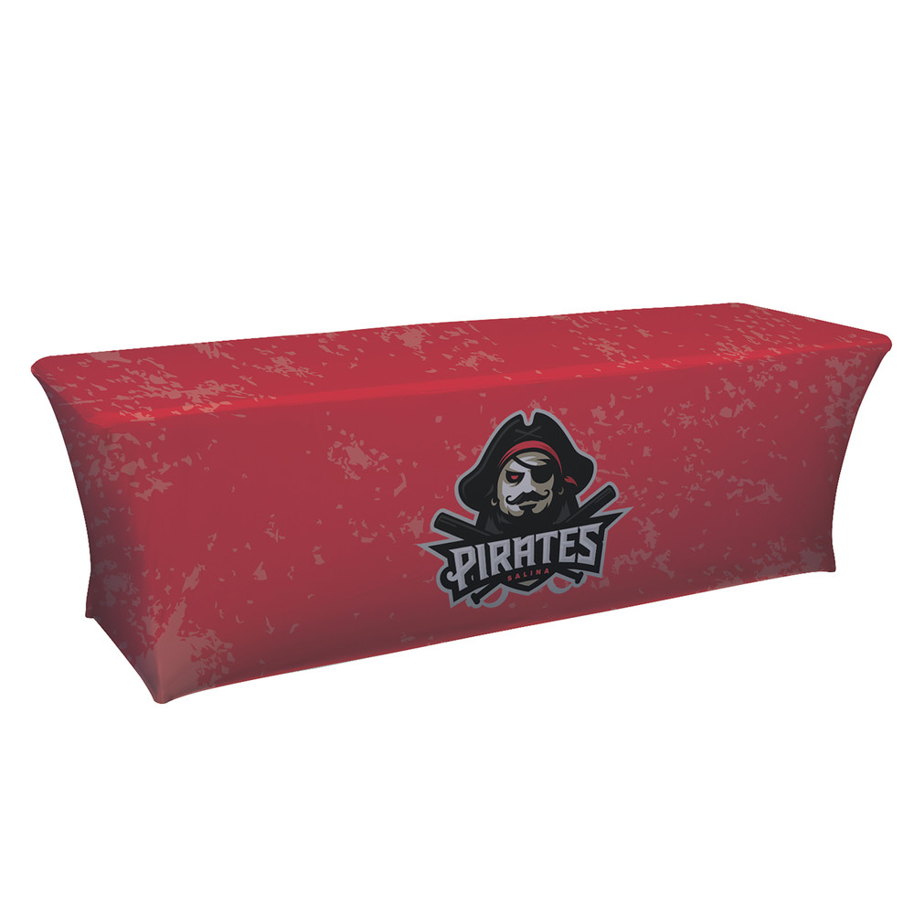 8ft Stretch Closed Back Dye Sublimation Tablecloth 8ft Stretch Closed Back Dye Sublimation Tablecloth