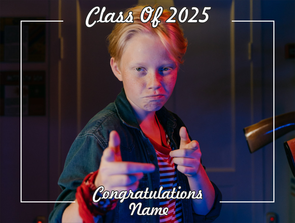 Graduation Yard Sign - Design 9 - 18" H x 24" W