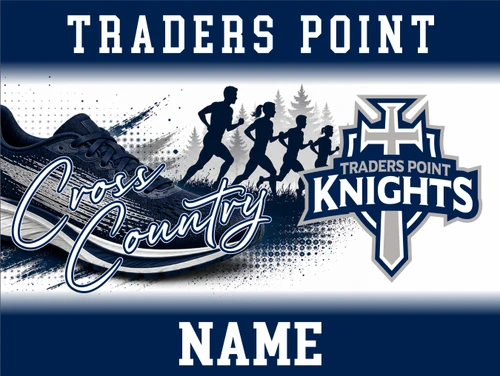 Traders Point Cross Country 18in x 24in Single Sided Yard Sign