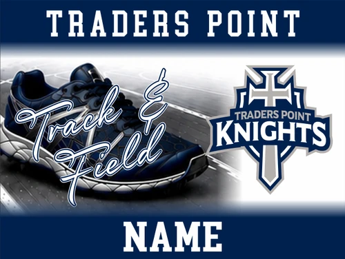 Traders Point Track & Field 18in x 24in Single Sided Yard Sign