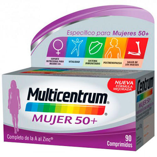 Multicentrum mujer 50+ 90 comprimidos