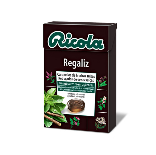 Ricola caramelos sin azúcar 50 g regaliz