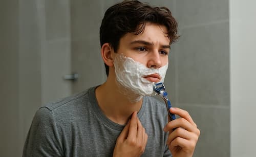 What are the best shaving tips for teen boys to ensure a safe and comfortable shave?