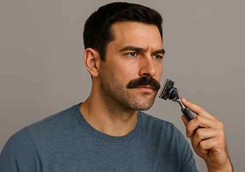 How to shave a Chevron Mustache