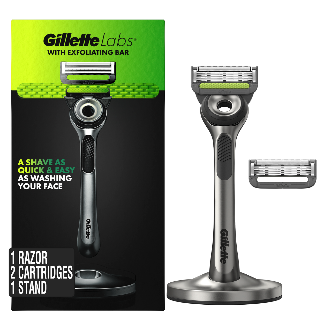 GilletteLab Razor (2 Count + Handle) | Gillette