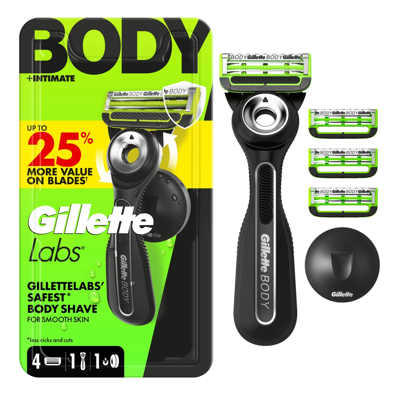 GilletteLabs Body and Intimate Razor Full Set for Men | Gillette®