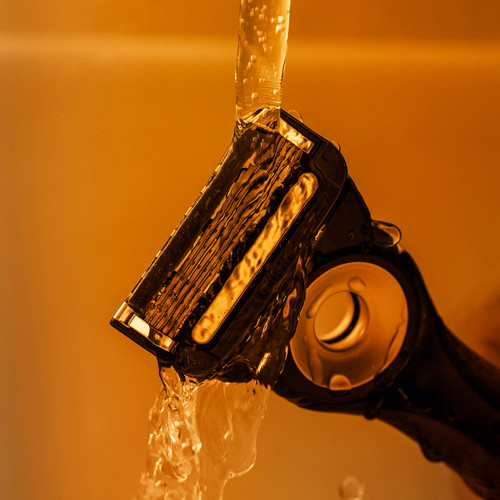 Heated Razor by GilletteLabs is waterproof for use in or out of the shower Heated Razor by GilletteLabs is waterproof for use in or out of the shower