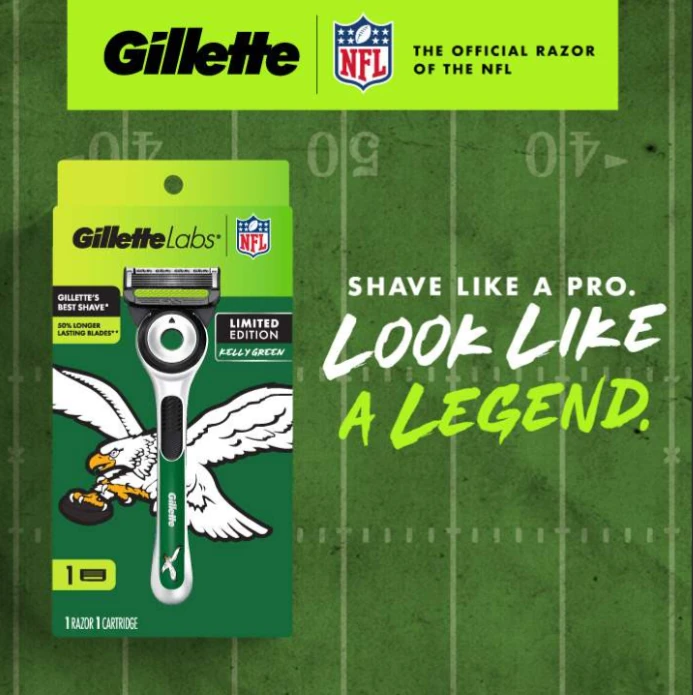 GilletteLabs Official Eagles TB Licensed Razor