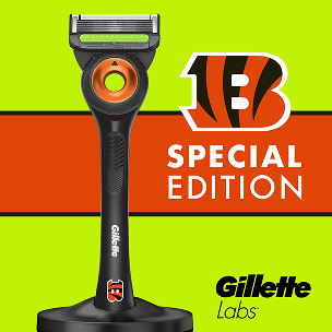 GilletteLabs Official Bengals Licensed Razor