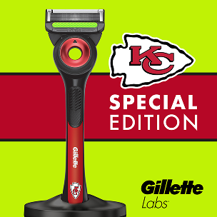 GilletteLabs Official Chiefs Licensed Razor