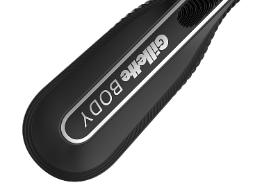 GilletteLabs Body and Intimate Razor for Men features easy reach shower grip handle